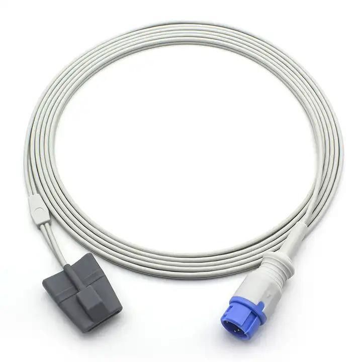 Cavi ad adattatore di estensione SpO2 TPU Isolati Cavi riutilizzabili per apparecchiature mediche Cavi di connessione per apparecchiature mediche