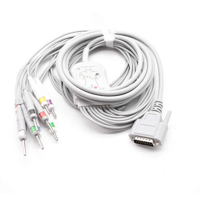 Ricambi per macchine ECG a 12 canali Cable medico in rame in scatola per ECG