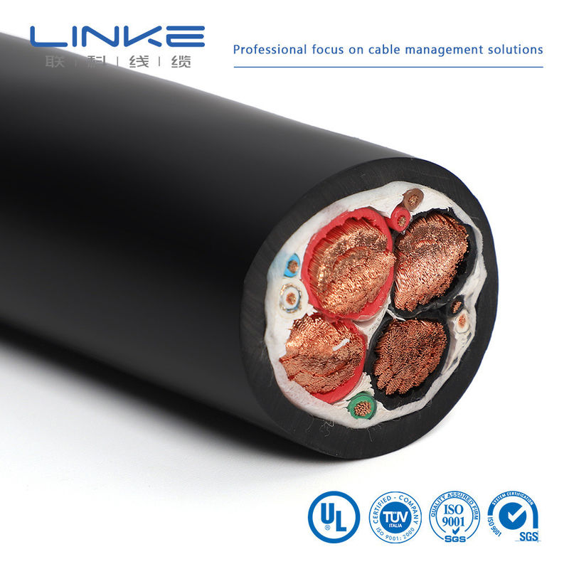 Cavo di alimentazione per lo stoccaggio dell'energia a conduttore di rame con isolamento in PVC per la linea di alimentazione della batteria EV Lunghezza personalizzabile