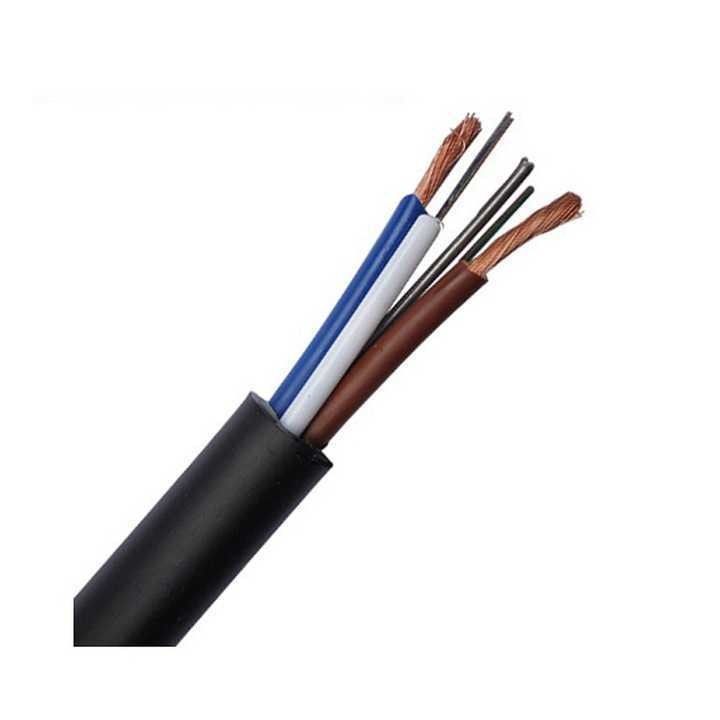 Cavo di alimentazione elettrica Cavo composito ibrido in fibra ottica adatto a standard elevati Cavo in fibra ad alta tensione