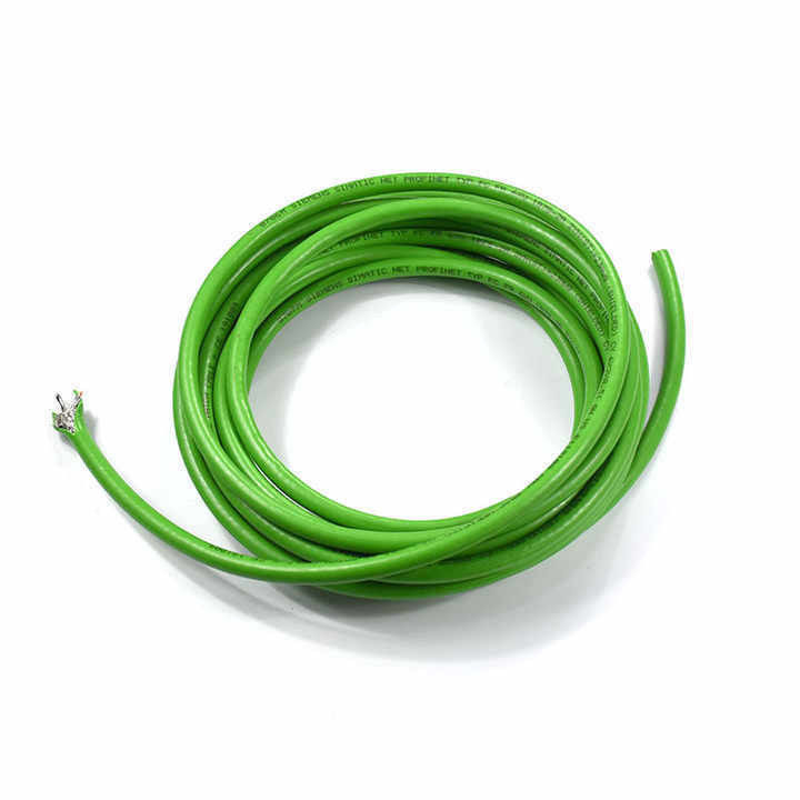 Materiale del conduttore di rame / stagnato di rame personalizzato verde PUR Jacket Canbus cavo del bus industriale con forma di filo rotondo materiale