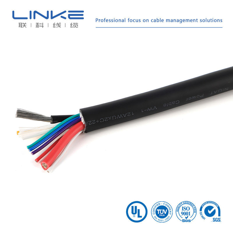 Cavo automobilistico in rame stagnato a doppia schermatura ad alta tensione per applicazioni a bassa e media tensione