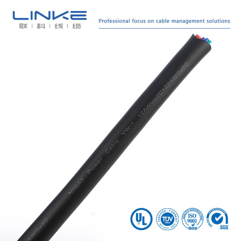 Cavo automobilistico in rame stagnato a doppia schermatura ad alta tensione per applicazioni a bassa e media tensione