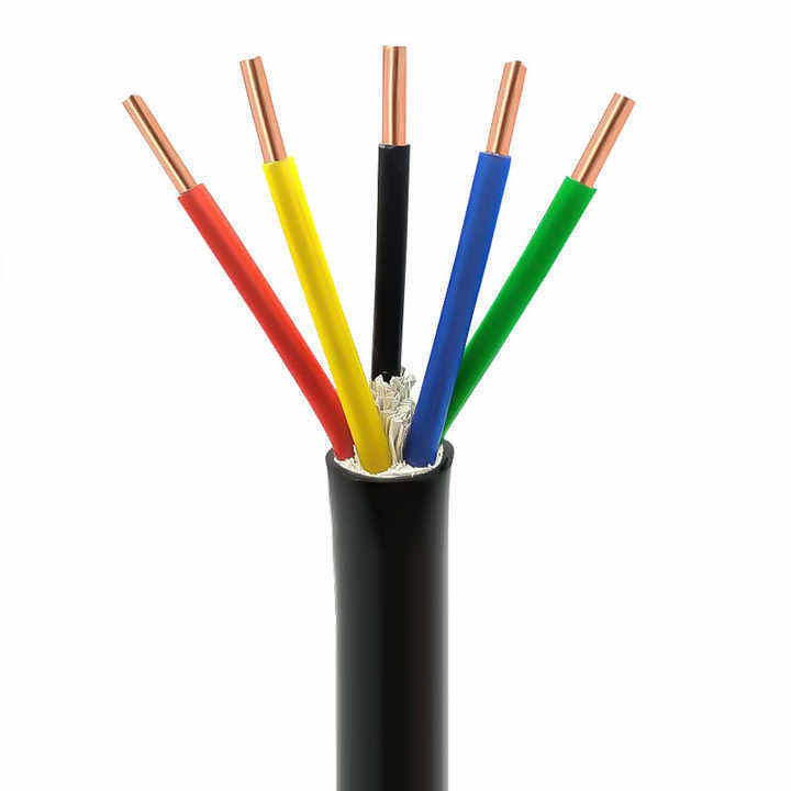 300V corrente ad alta temperatura 2 Core Shielded Wire Industrial Control Cable per applicazioni marine ed elettroniche