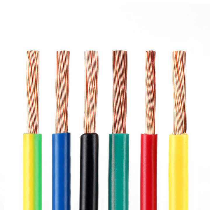 LK-604 Alimentazione diretta Cavo elettrico in rame stagnato a singolo nucleo da 2,5 mm con 300-600V di tensione nominale Cavo di rame isolato in PVC