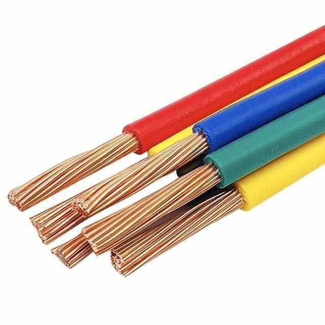 LK-604 Alimentazione diretta Cavo elettrico in rame stagnato a singolo nucleo da 2,5 mm con 300-600V di tensione nominale Cavo di rame isolato in PVC