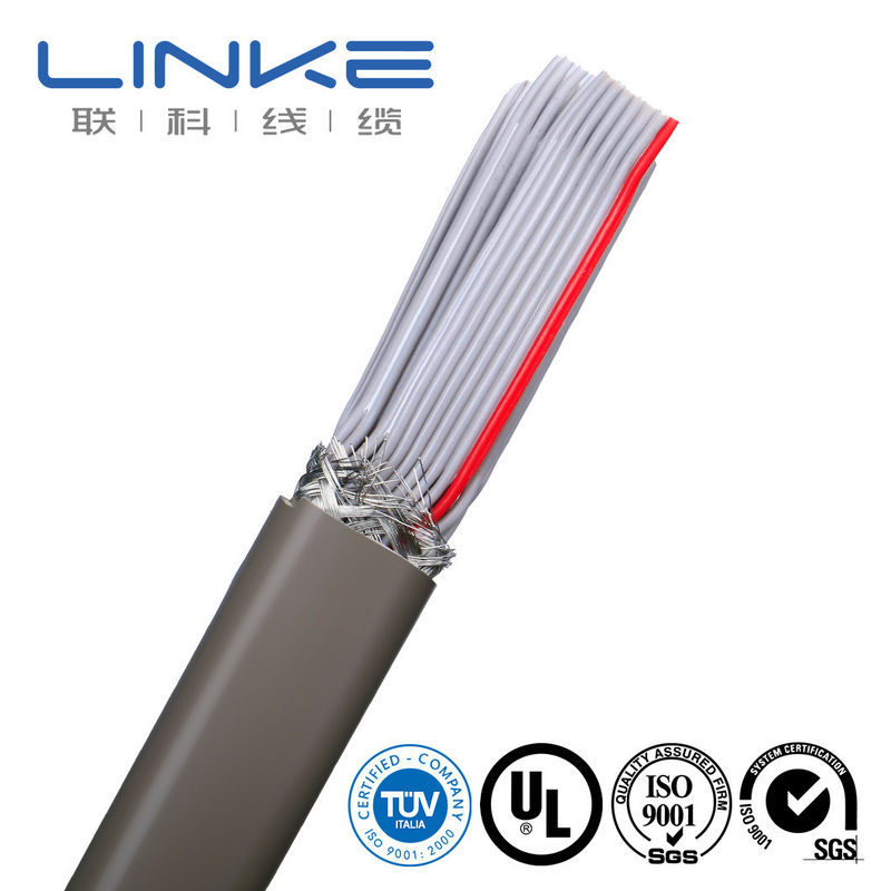 0.76mm Spessore medio Flessibile di gomma Flat Power Wire Cable per cablaggio della macchina
