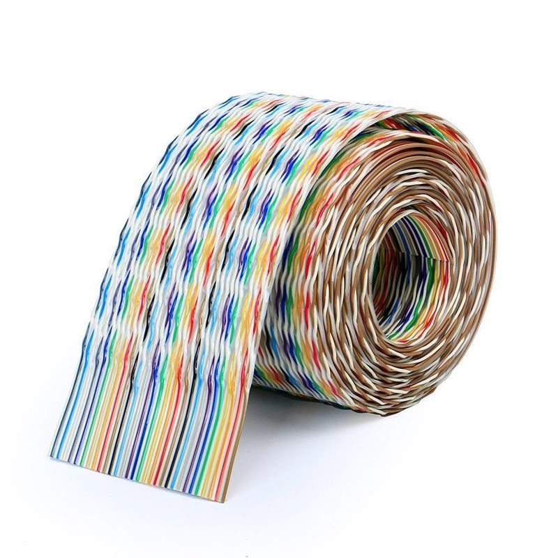 Cavo piatto in rame flessibile per connettori IDC su richiesta e involucro in PVC
