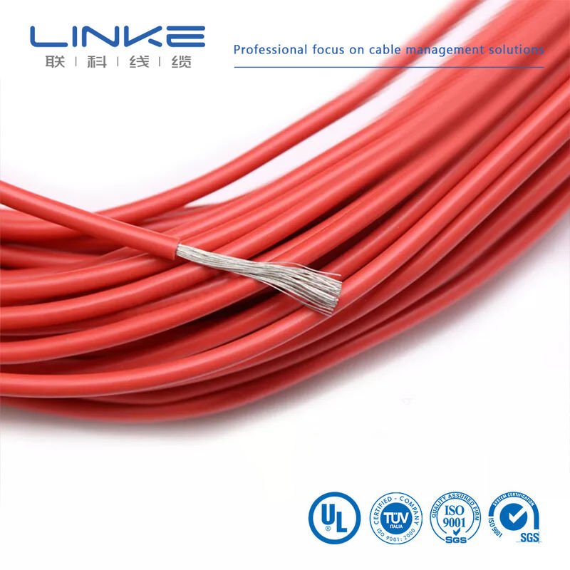 UL3135 Filtro di gomma di silicone 30 28 26 24 22 20 18 16 14 12 10 AWG Cablo di illuminazione della lampada a LED isolante di rame morbido