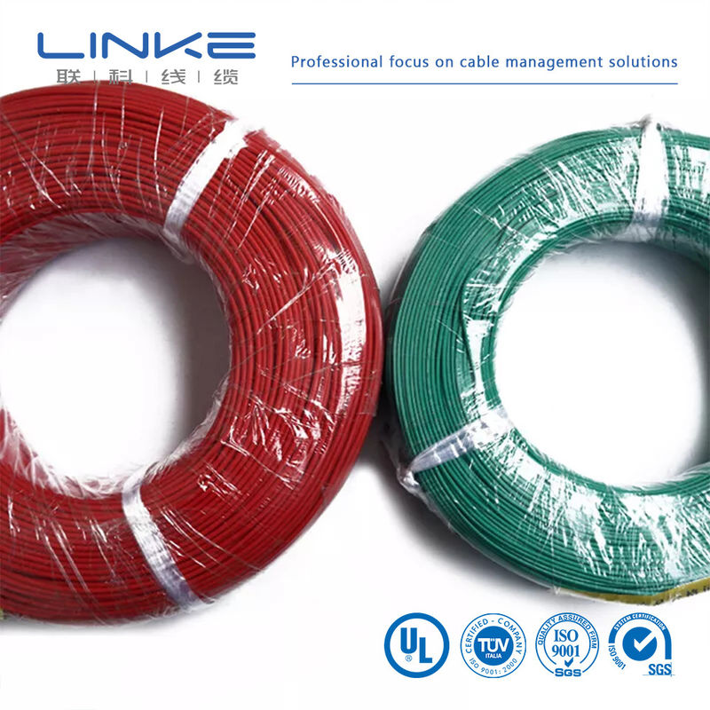 UL3135 Filtro di gomma di silicone 30 28 26 24 22 20 18 16 14 12 10 AWG Cablo di illuminazione della lampada a LED isolante di rame morbido