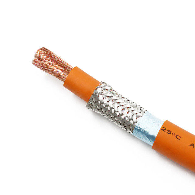Cable di caricabatterie per veicoli elettrici a filo di silicone a schermo flessibile con tensione nominale 1500V per applicazioni ad alta potenza