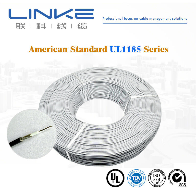 Cavo Monofilare Schermato AWM 1185 Stagnato Intrecciato 18AWG 20AWG Cavo Segnale Schermato UL1185
