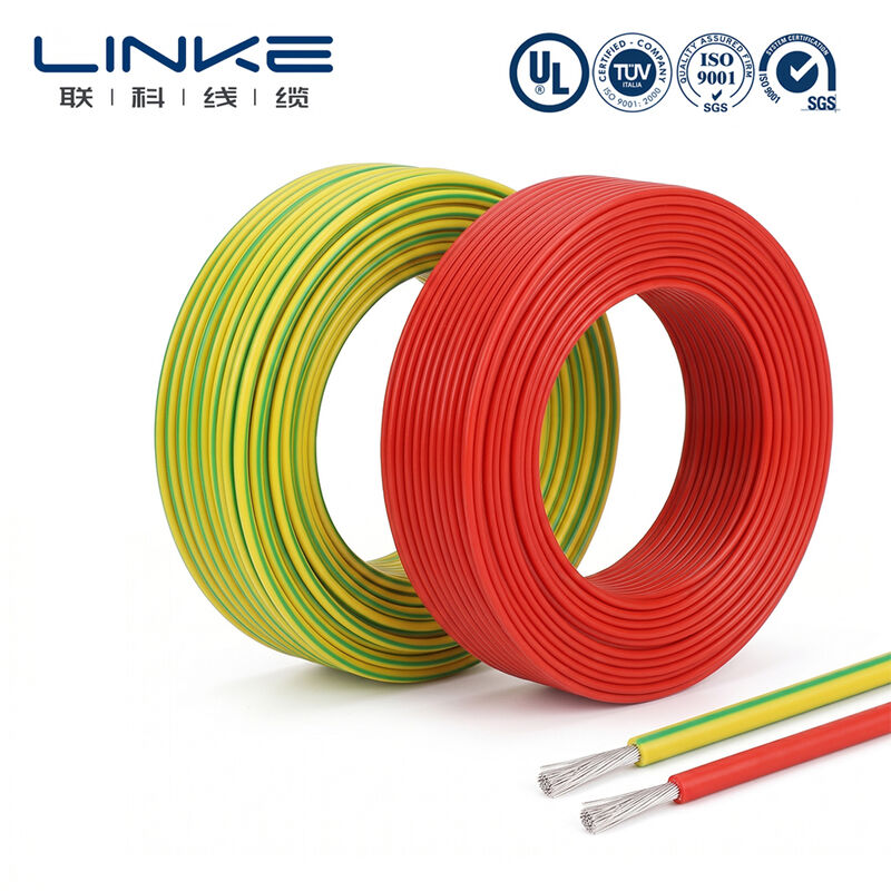 Filo di collegamento elettronico UL1007 con conduttore in rame stagnato, tensione nominale 300V e guaina in PVC personalizzabile